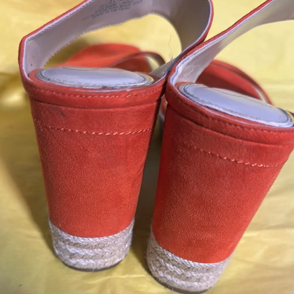 Jessica Simpson Red Espadrille Woven Sole - Picture 4 of 6